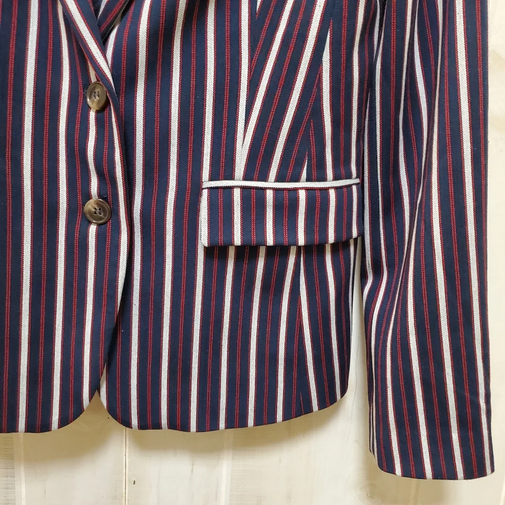 NWT Cartonnier Striped Blazer with Pockets! NEW size S - Picture 14 of 16